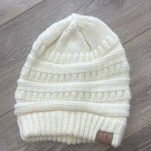 CC Ivory Knit Hat